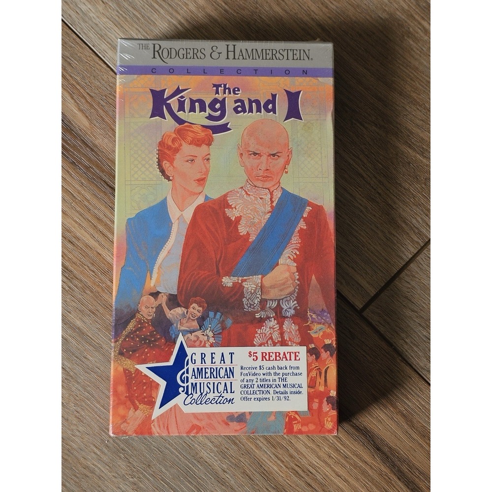 The King and I (VHS,‎ 1991) Factory Sealed New Watermark Classic VHS Tape
